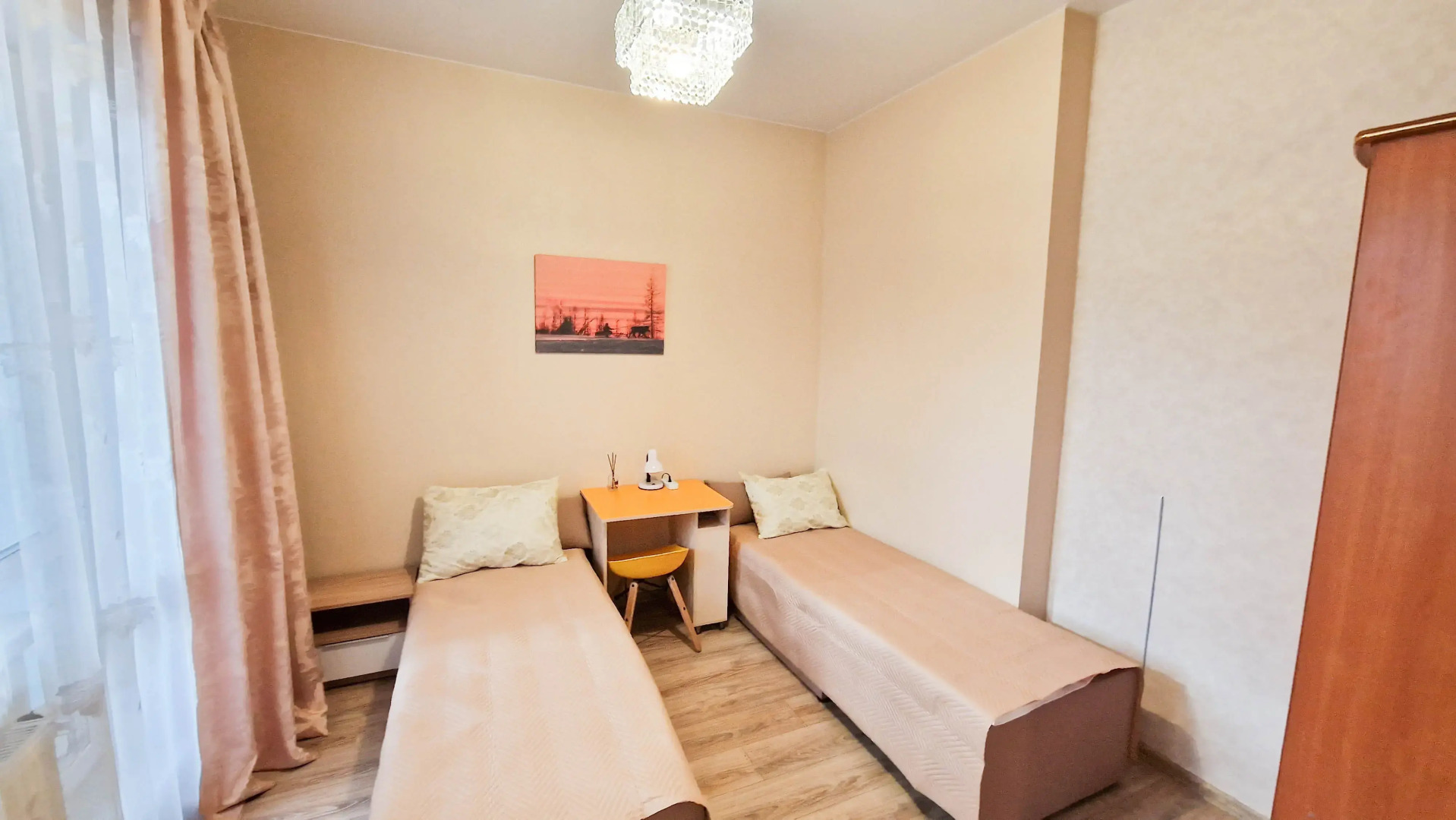 Апартаменты Солнечный 3 55 1 Комнатная