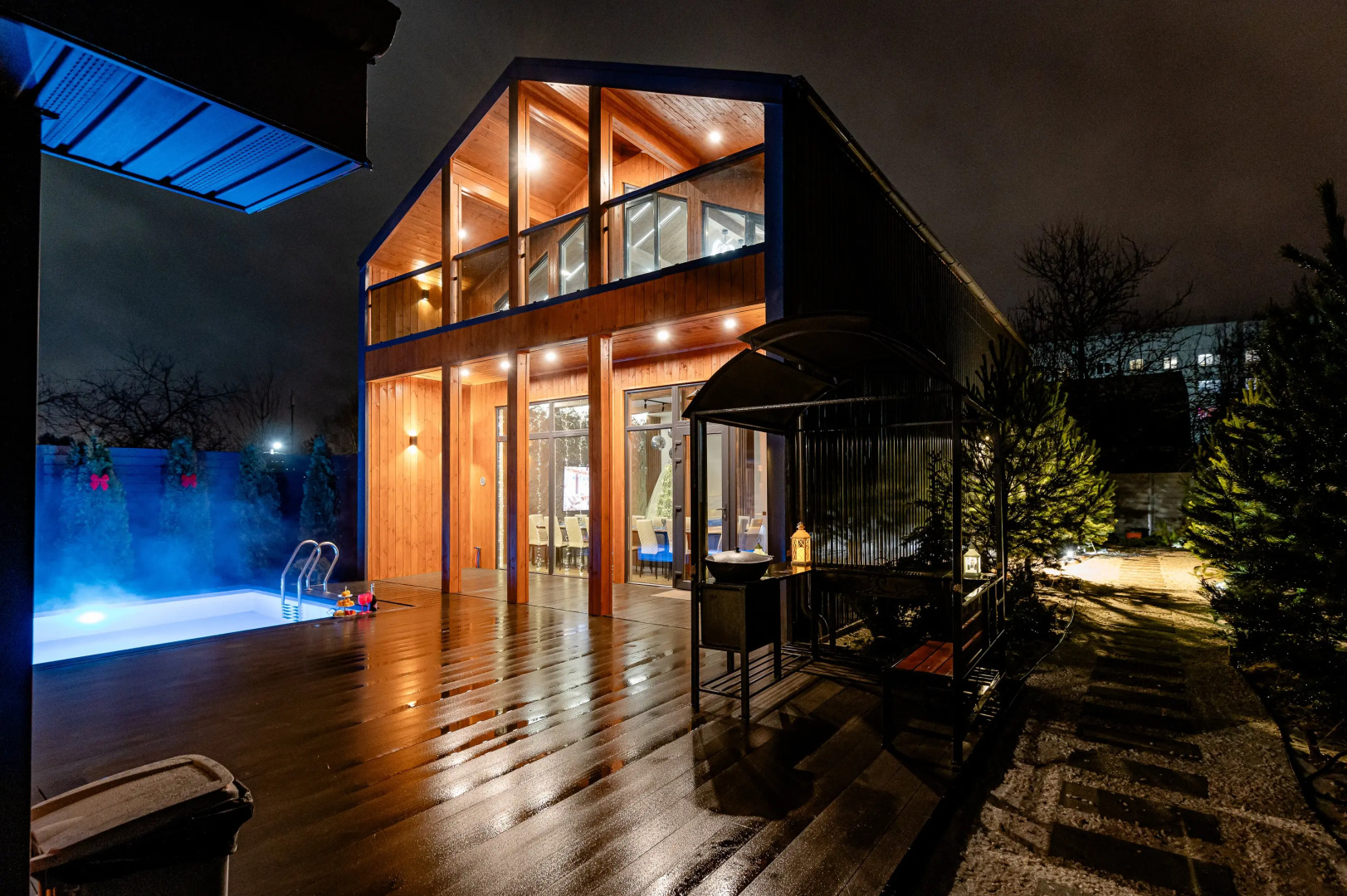 Частный Дом с Баней и Бассейном в Ликино