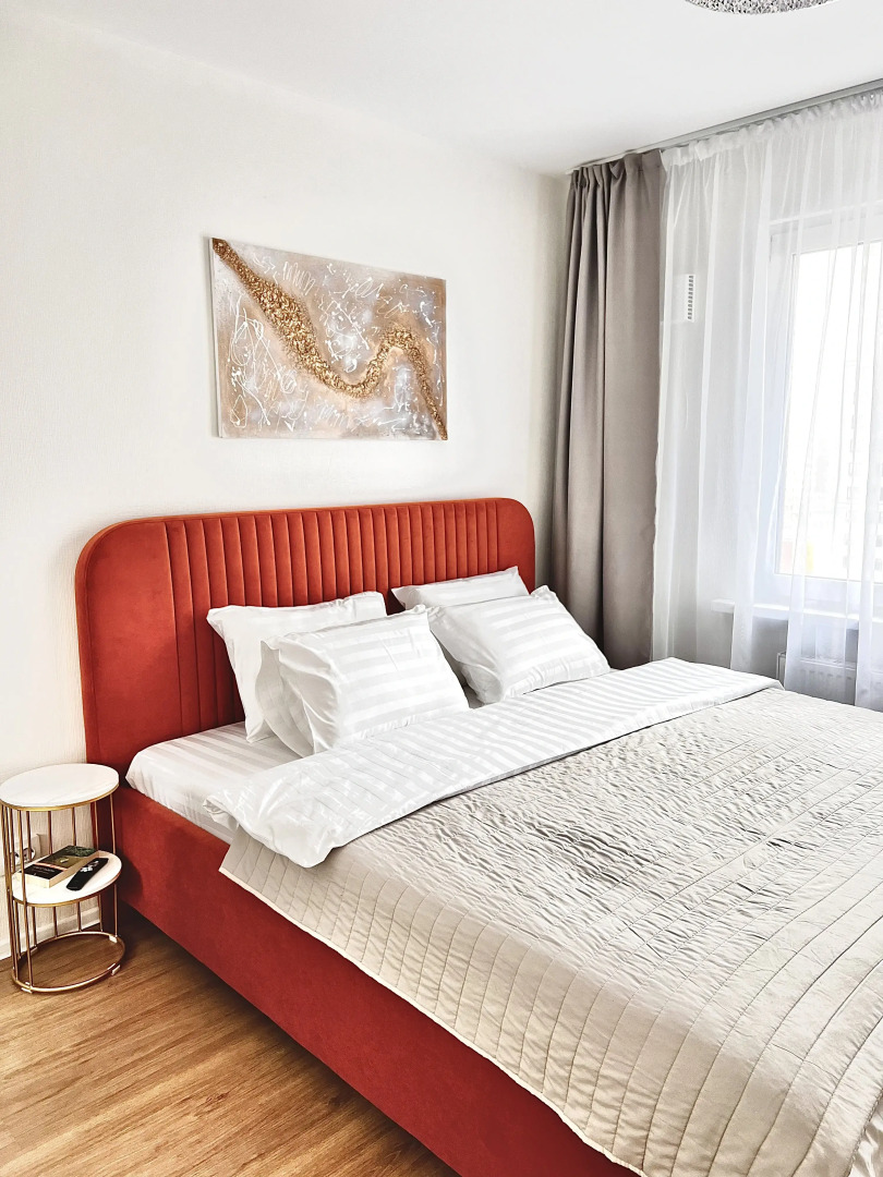 Квартира Новая с Кроватью King Size у Октябрьской