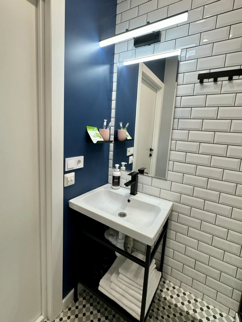 Апартаменты Синяя Студия с Панорамным Окном