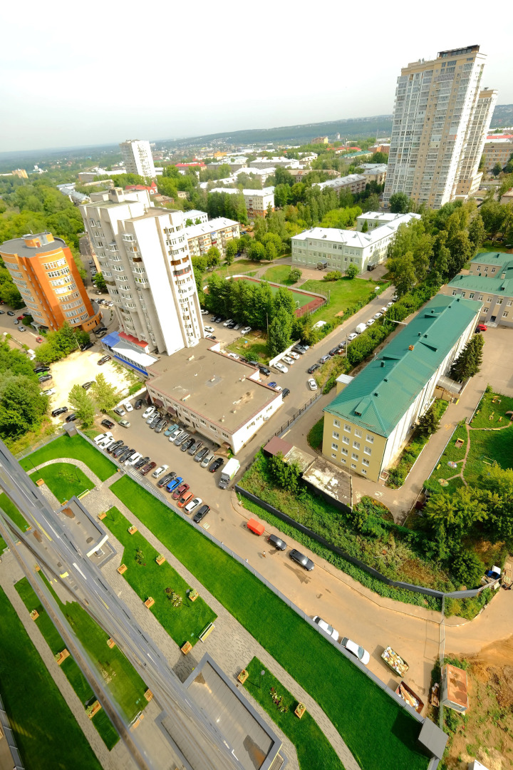 Апартаменты ЭКО на 20 Этаже в Доме с Парком на Крыше