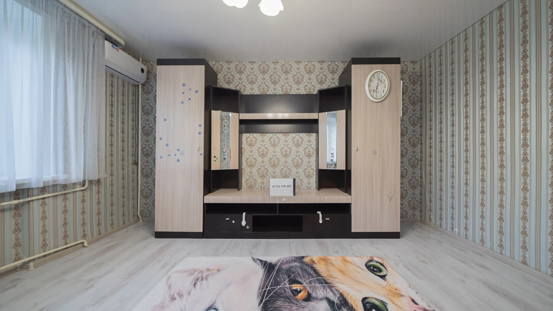 Квартира 2-к 50 м²  2 кровати