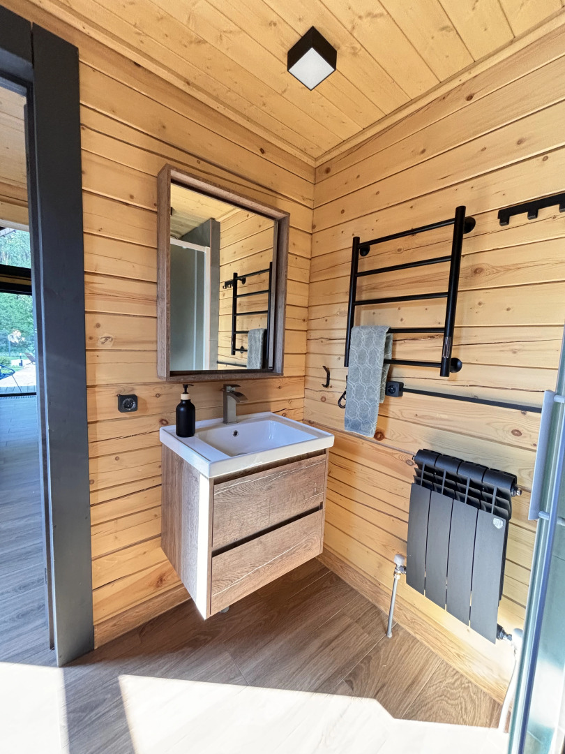 Дом с Камином и Панорамными Окнами