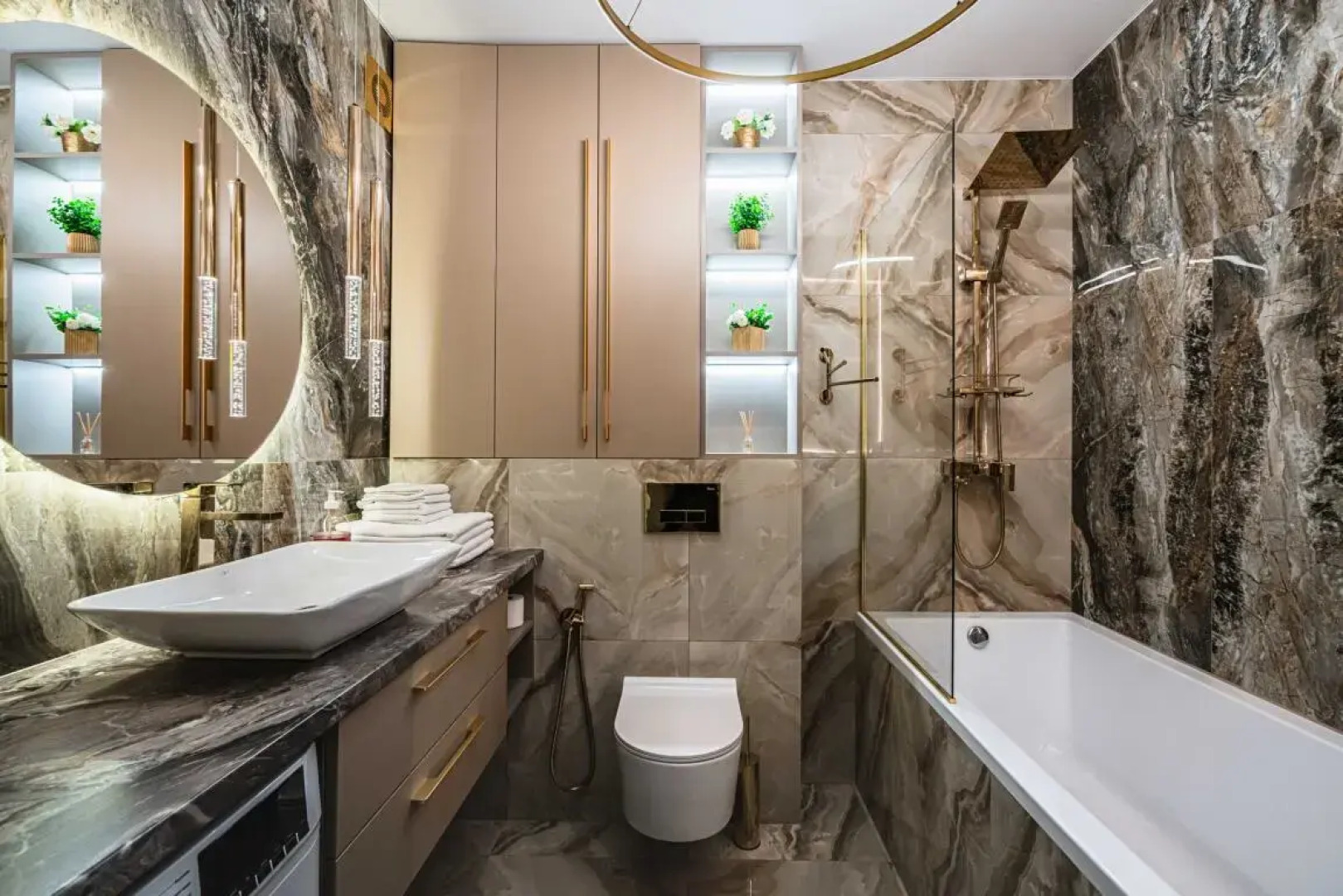 Апартаменты Crown39 - Strela - 2к №106: 71 м2, 2 этаж из 13