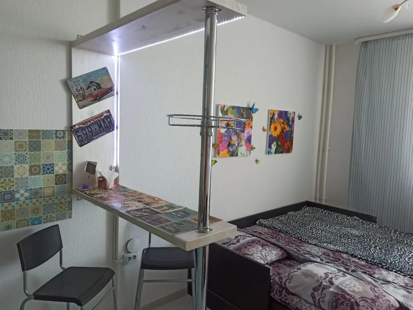 Квартира Студия рядом аэропорт и вокзал