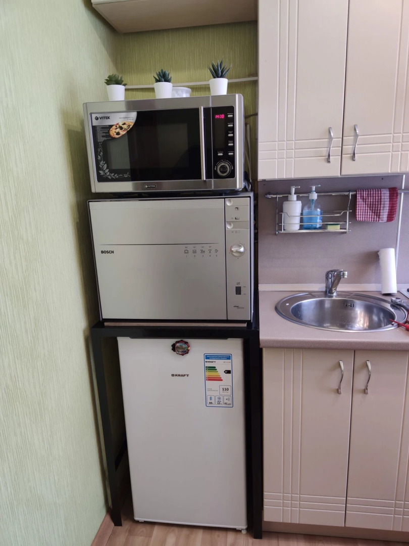 Апартаменты Однокомнатная квартира с камином и посудомойкой