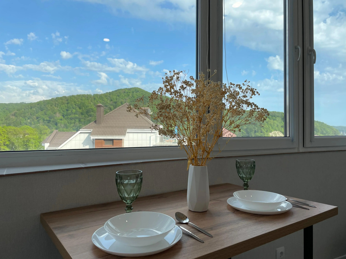 Апартаменты с Панорамным Видом Горы и Море