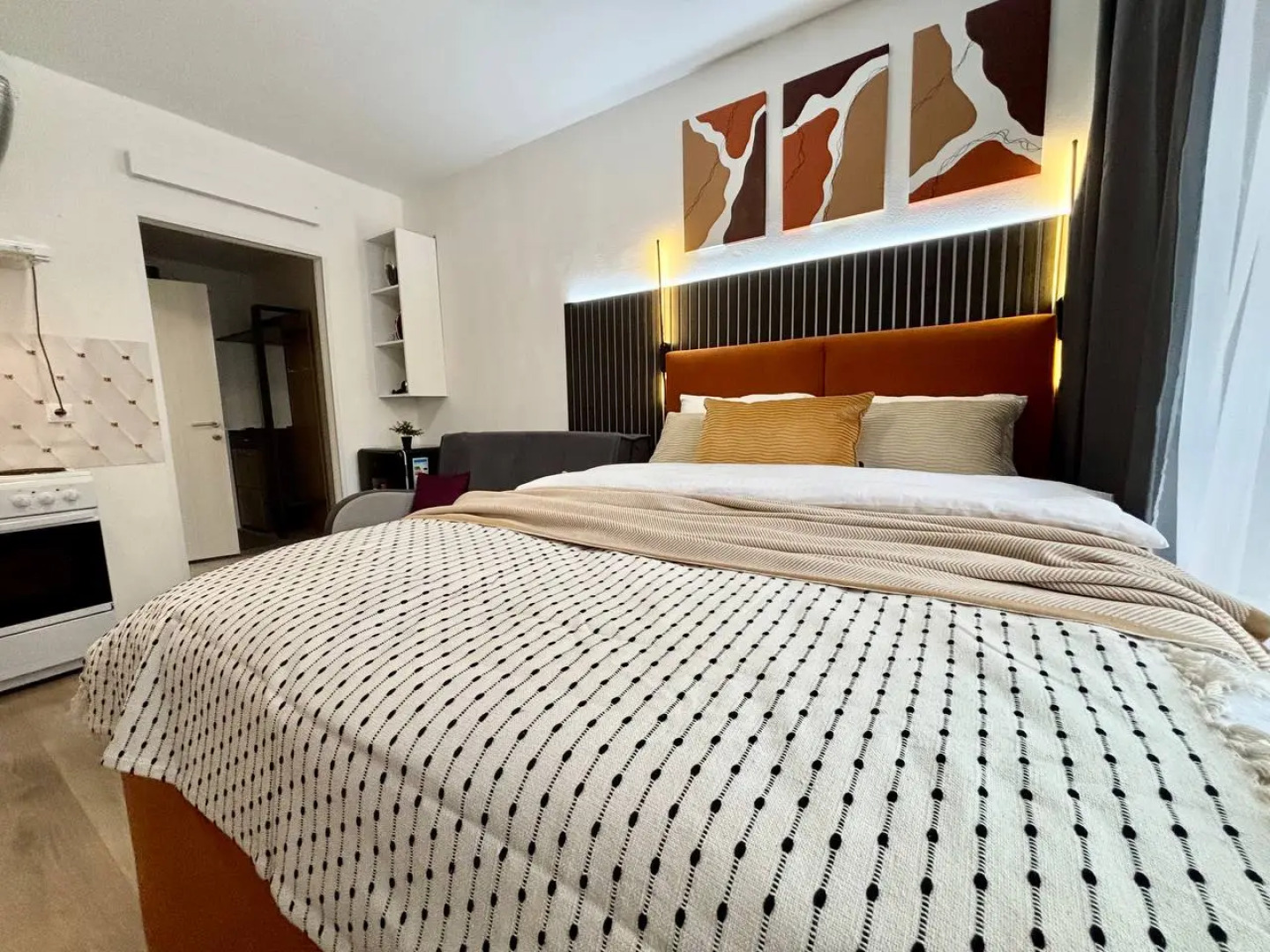 Квартира милая студия для 4х гостей