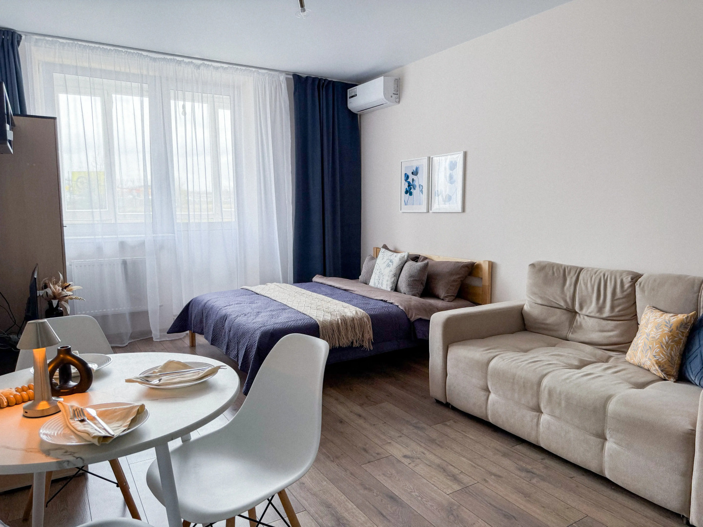 Квартира Тихая Студия на Новомосковской