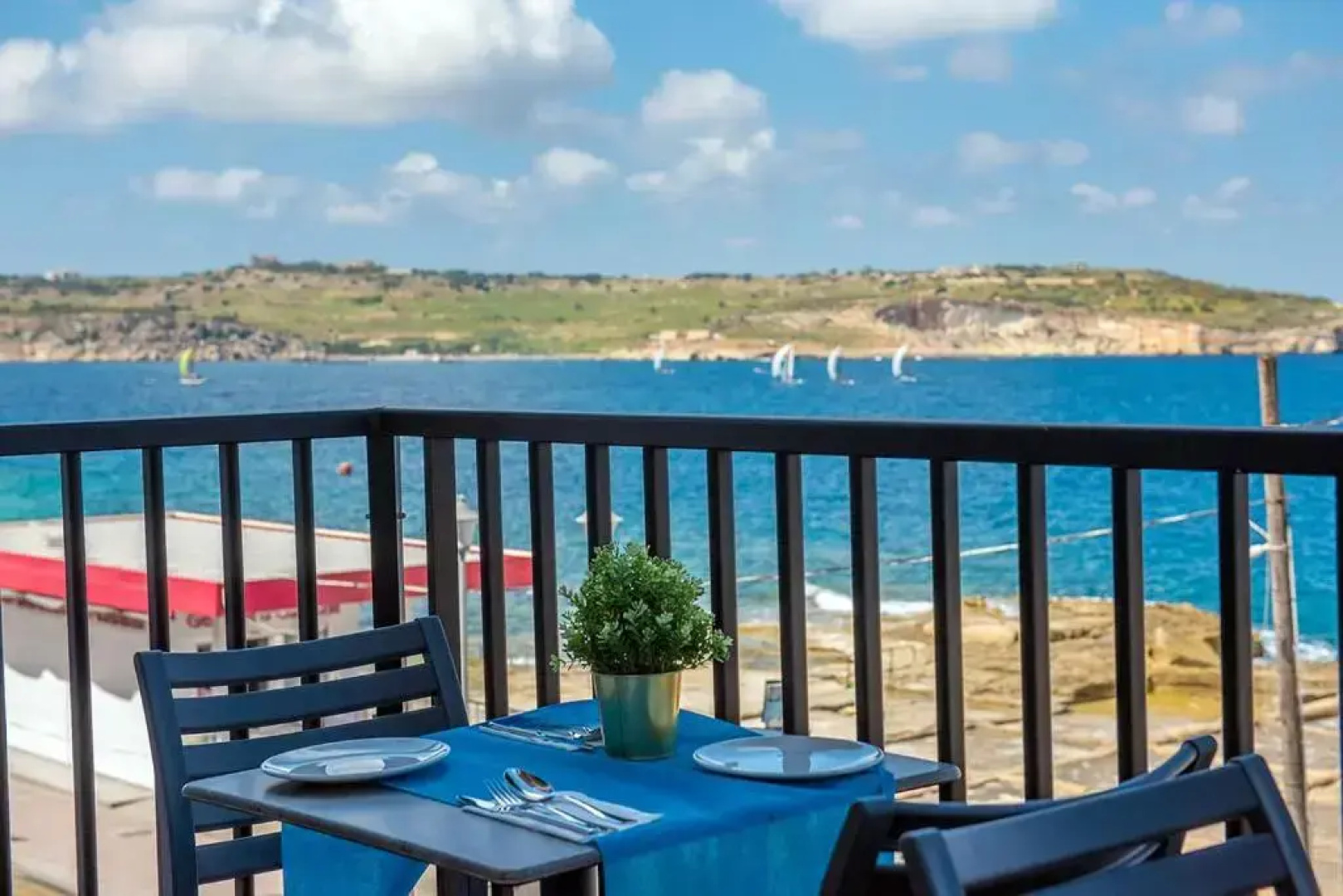 Islet Seafront Apartment Corner Terrace