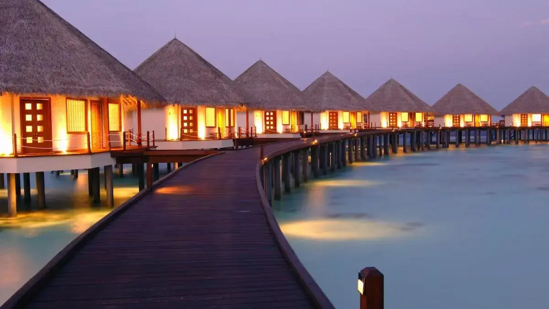 Курорт Adaaran Prestige Water Villas - with Dine around Premium All inclusive - 24 hours – 45 Minutes from Male by Seaplane