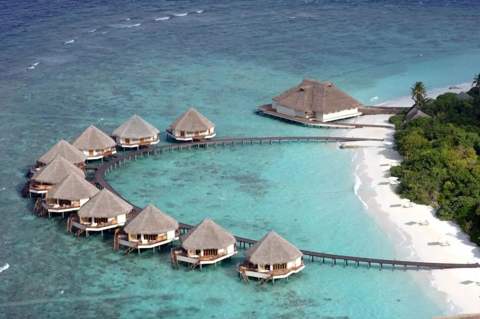 Курорт Adaaran Prestige Water Villas - with Dine around Premium All inclusive - 24 hours – 45 Minutes from Male by Seaplane