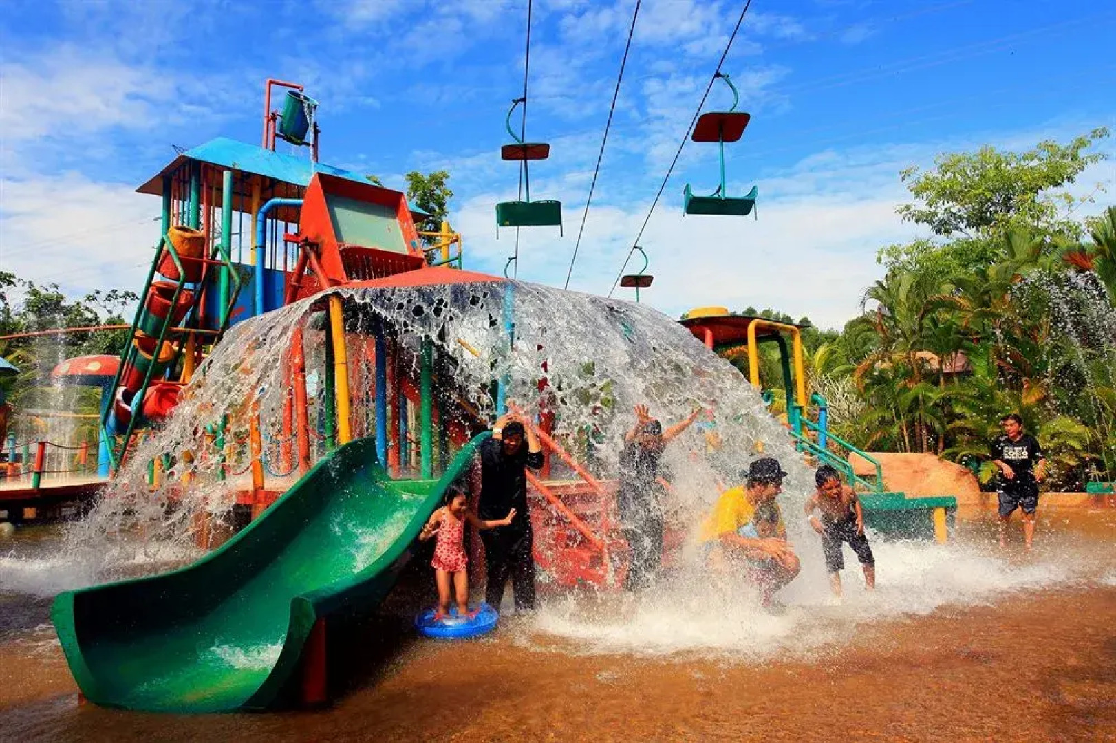 Kampung Air (Water Chalet) at Bukit Merah