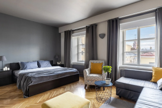Апартаменты Двухуровневые Little Italy 140 кв.м с видом на собор, фото 64