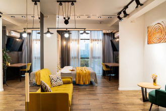 Апартаменты SKY INN Color Gold, фото 52