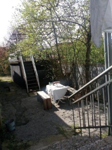 Outside