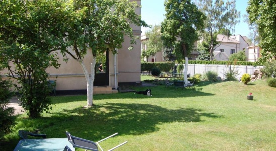 Outside