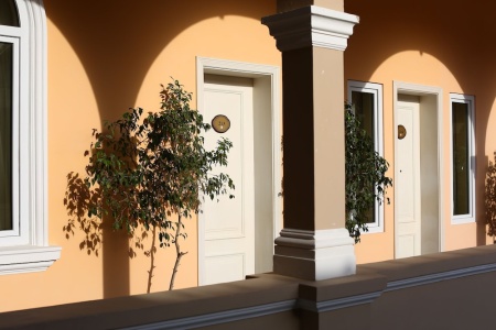 Outside