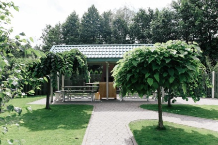 Outside