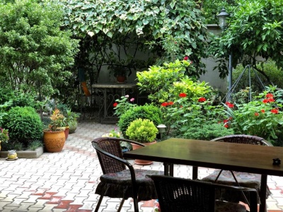 Outside