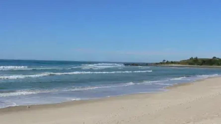 White Waves on the Beach
