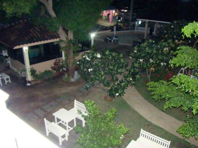 Outside
