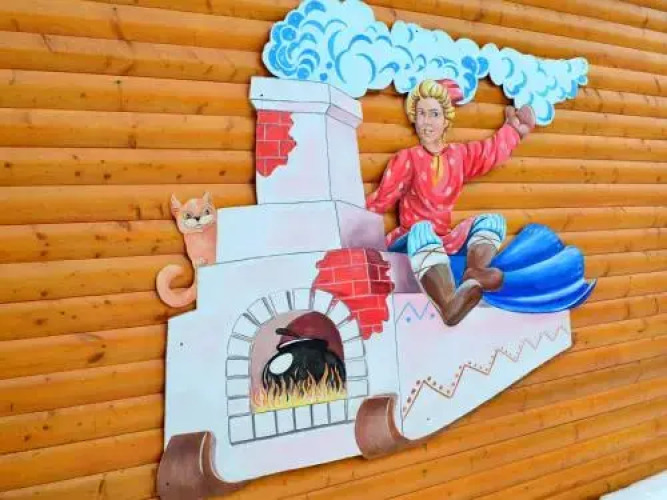 печка из сказки по щучьему веленью