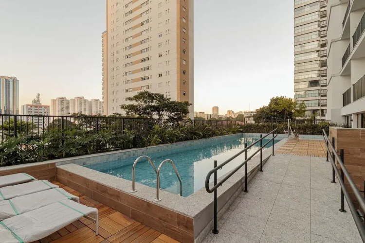Studio c Academia e Piscina a 3 min do Allianz