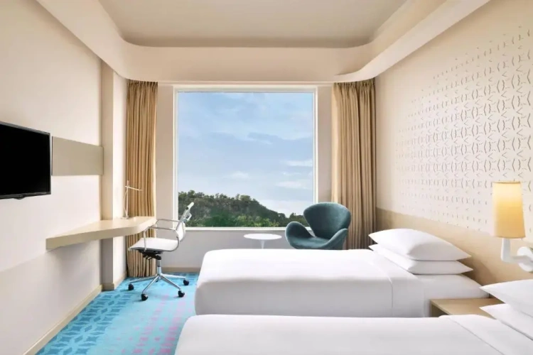 Deluxe Twin room with city view