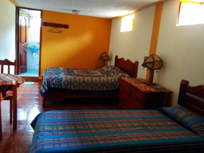 Standard Quadruple room with balcony and with view