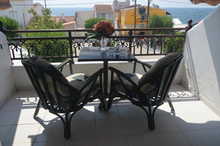 Studio with balcony and with view