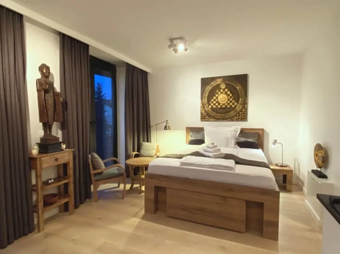 Suite with balcony and with garden view