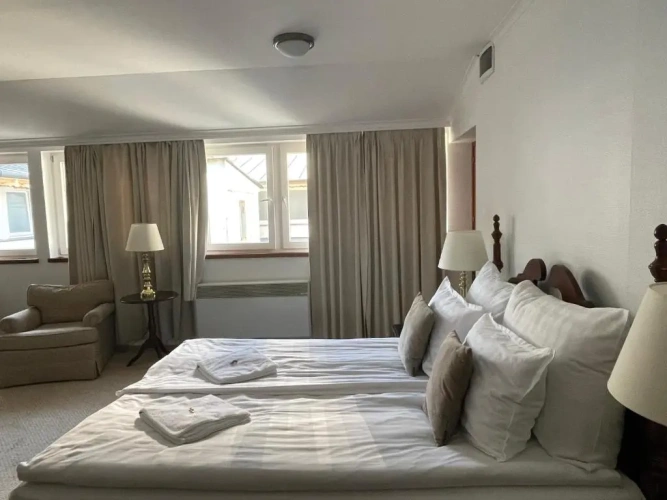 Double Studio with courtyard view