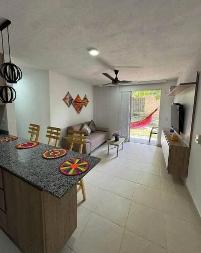 2 Bedrooms Apartment with balcony and with garden view