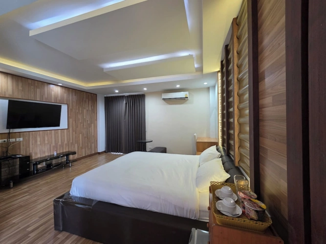 Superior Single room with balcony and with land view