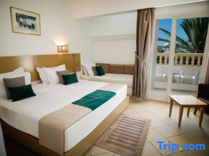 Standard Quadruple room with garden view