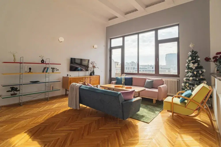 3BR Atrium Penthouse by Cismigiu - Bright & Spacious with Balcony