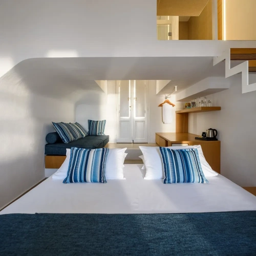 Standard Duplex room with balcony and with sea view