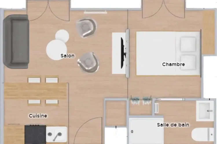 1 Bedroom Apartment