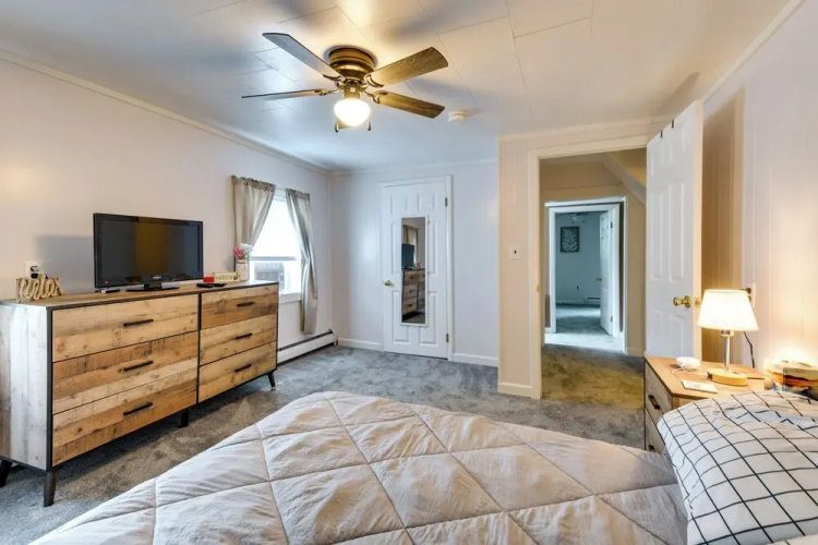 Steps to Crystal Lake: Spacious Retreat w/ Views