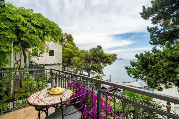 Studio with balcony and with sea view