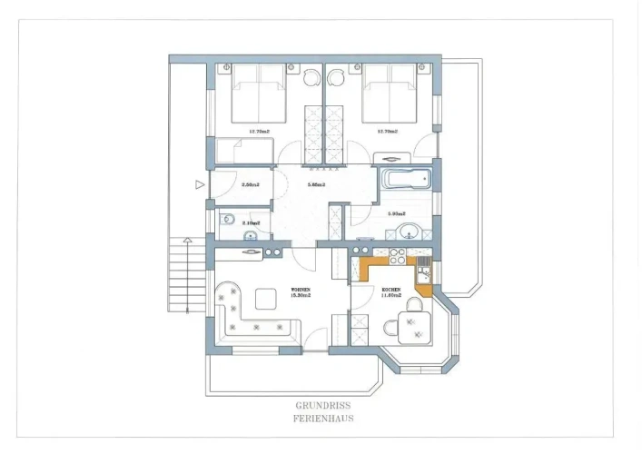 2 Bedrooms Double Cottage