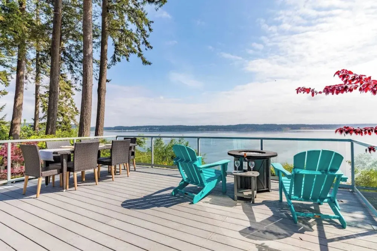 Whidbey Island Waterfront Home With Hot Tub & Sunset Views Saratoga Vista By Avantstay - Whidbey Island, WA
