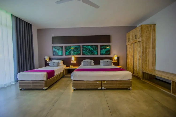 Family Suite with balcony and with mountain view