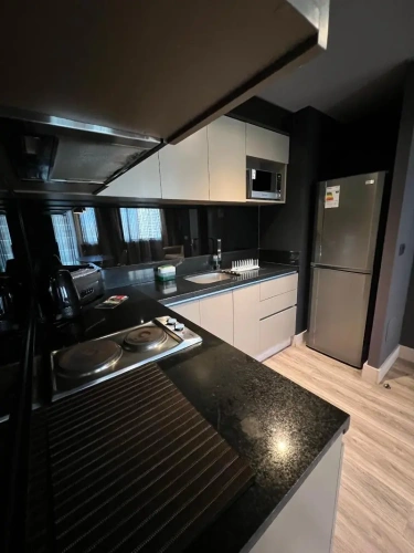 1 Bedroom Double Apartment with balcony and with city view