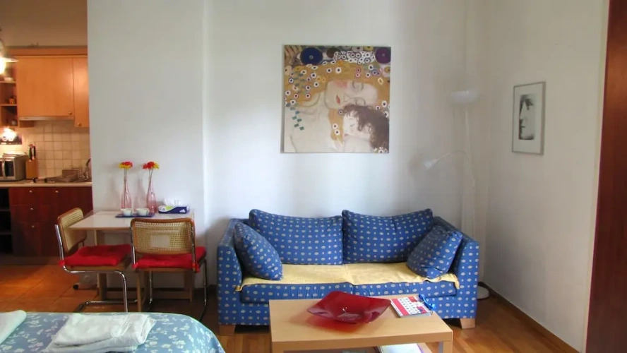 Studio with balcony