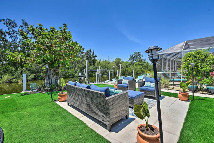 Waterfront Bradenton Home: Heated Pool & Fire Pit
