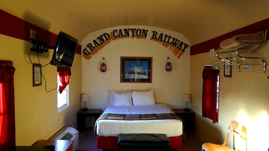 Railcar on Historic Route 66