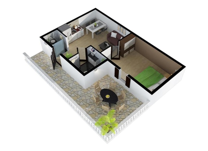 1 Bedroom Apartment