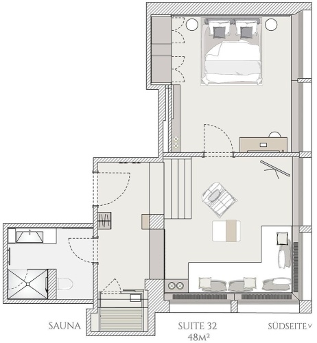Luxury Double Suite with city view